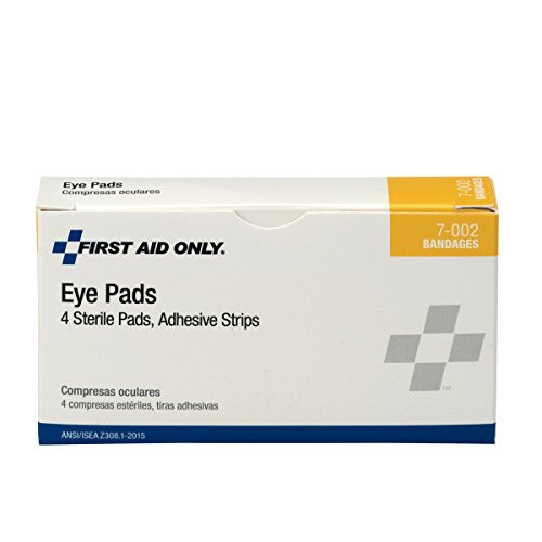 First Aid Only 7-002 8 Piece Eye Pad and Adhesive Strip Kit (Box of 4)