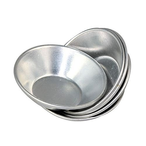 20pcs Heat Resistant Anodized Aluminum Egg Tart Cupcake Cake Cookie Mold Pudding Mould Multi--functional Baking Tool