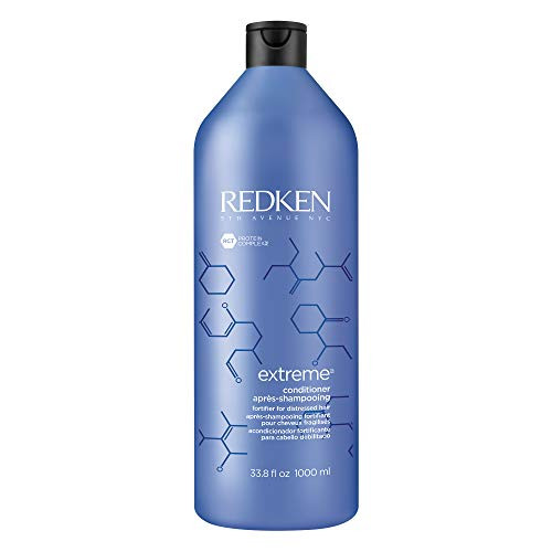 Redken Extreme Conditioner | For Distressed Hair | Strengthen & Protect Damaged Hair | Infused With Proteins | 33.8 Fl Oz Redken Extreme Conditioner | For Distressed Hair | Strengthen & Protect Damaged Hair | Infused With Proteins | 33.8 Fl Oz