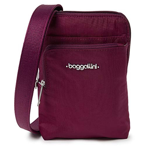 Baggallini Anti-Theft Activity Crossbody Bag, Eggplant