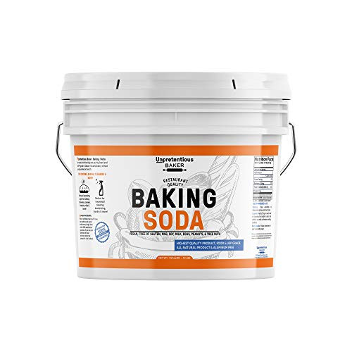 Baking Soda (Sodium Bicarbonate) (1 gallon) by Unpretentious Baker, Resealable Bucket, Restaurant Quality, Highest Purity, Food & USP Pharmaceutical Grade