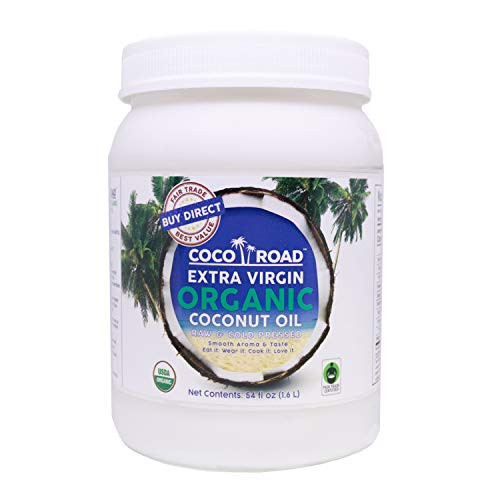 Coco Road Organic & Fair Trade Virgin Coconut Oil, 54 Fl Oz