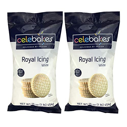 Celebakes By CK Products White Royal Icing Mix, 1lb/2 Pack