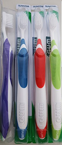 GUM 495 Technique Classic Toothbrush - Ultra Soft- Compact (6 Pack)