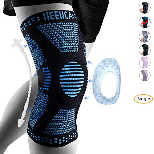 NEENCA Professional Knee Brace,Knee Compression Sleeve Support for Men Women with Patella Gel Pads & Side Stabilizers,Medical Grade Knee Protector for Running,Meniscus Tear,Arthritis,Joint Pain Relief NEENCA Professional Knee Brace,Knee Compression Sleeve Support for Men Women with Patella Gel Pads & Side Stabilizers,Medical Grade Knee Protector for Running,Meniscus Tear,Arthritis,Joint Pain Relief