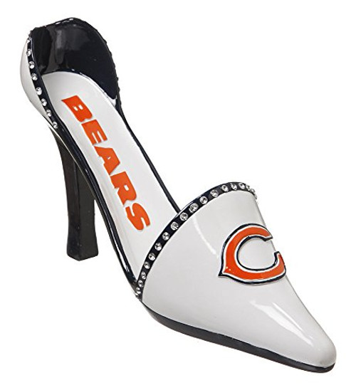 Team Sports America NFL Chicago Bears Heel Wine Bottle Holder, Small, Multicolor