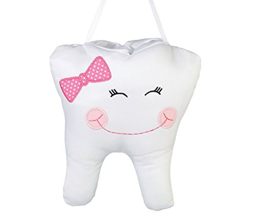Lillian Rose Tooth Pillow, Pink Cap, 6.5" x 7.5"