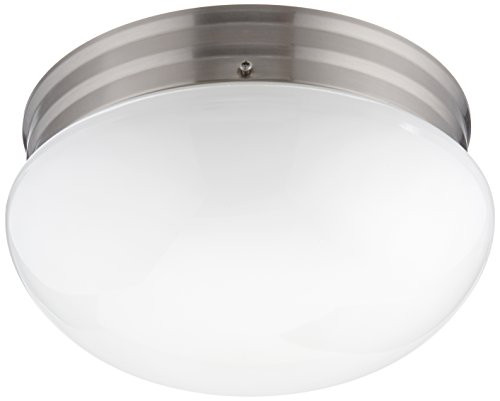 Volume Lighting V7010-33 2-Light Brushed Nickel Flush Mount Ceiling Fixture