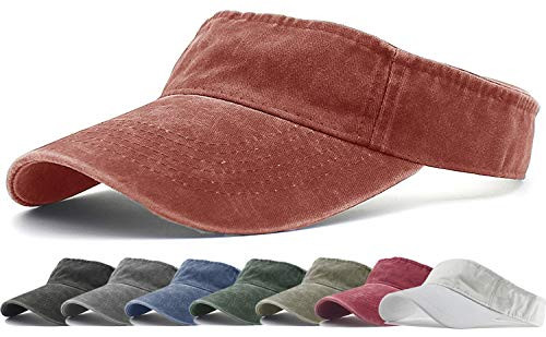 HH HOFNEN Sports Sun Visor Hats Twill Cotton Ball Caps for Men Women Adults Kids