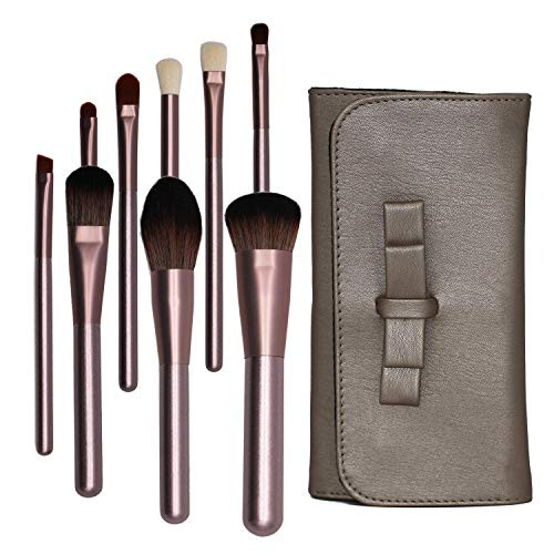 Makeup Brush Set 9PCS Kabuki Professional Premium Cosmetic Wooden Handle Synthetic Fiber Bristles Eyeshadow Eyebrow Foundation Powder Blending Brushes with Case Makeup Brush Set 9PCS Kabuki Professional Premium Cosmetic Wooden Handle Synthetic Fiber Bristles Eyeshadow Eyebrow Foundation Powder Blending Brushes with Case