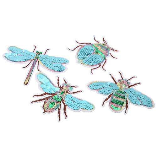 4Pcs Embroidery Patches Sewing Decoration Patch DIY Clothes Applique Iron-on or Sew-on Patch Badges for DIY Clothing Jeans Sewing Hat Backpack 4Pcs Embroidery Patches Sewing Decoration Patch DIY Clothes Applique Iron-on or Sew-on Patch Badges for DIY Clothing Jeans Sewing Hat Backpack