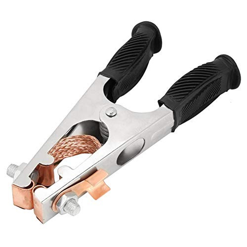 500A Copper Welding Earth Clip Electroplated Ground Clamp Earth Ground Copper Grip Clip for Manual Welder(US Type)