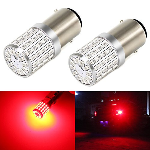 Phinlion Super Bright 3014 72-SMD 1157 2357 7528 BAY15D Red LED Light Bulbs for Tail Brake or Turn Signal Blinker Lamp Lights Phinlion Super Bright 3014 72-SMD 1157 2357 7528 BAY15D Red LED Light Bulbs for Tail Brake or Turn Signal Blinker Lamp Lights