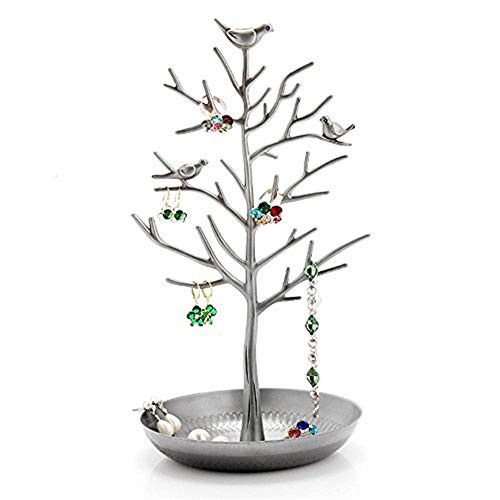 Pasutewel Birds Tree Jewelry Stand Vintage Antique Display Earring Bracelet Necklace Holder Organizer Rack Tower
Pasutewel Birds Tree Jewelry Stand Vintage Antique Display Earring Bracelet Necklace Holder Organizer Rack Tower