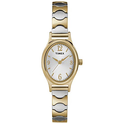 Timex Women's T26301 Kendall Circle Two-Tone Stainless Steel Expansion Band Watch