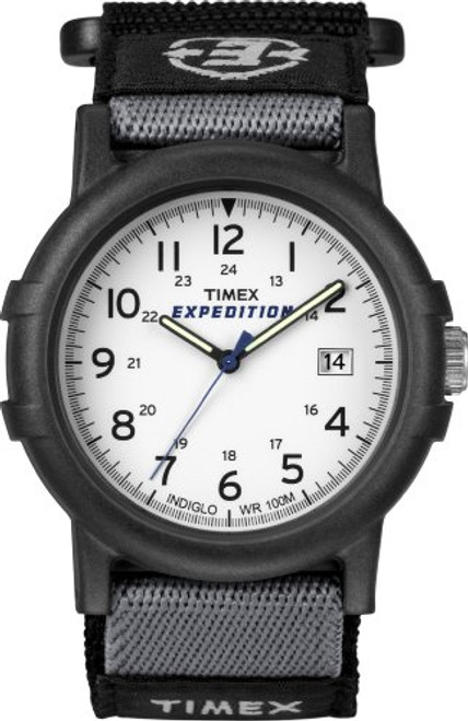 Timex Men's T49713 Expedition Camper Analog Quartz Black/White Watch