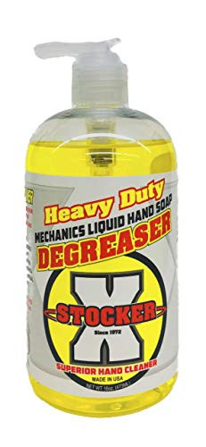 STOCKER X (16 OZ.) Heavy Duty Mechanics Hand Soap Cleaner Degreaser - Industrial Strength