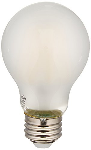 Feit Electric - A19 Soft White LED Frosted 60W Equivalent Filament Light Bulb, Pack of 2 (A1960/LED/2)