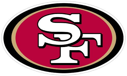 NFL Siskiyou Sports Fan Shop San Francisco 49ers Logo Magnets 8 inch sheet Team Color NFL Siskiyou Sports Fan Shop San Francisco 49ers Logo Magnets 8 inch sheet Team Color