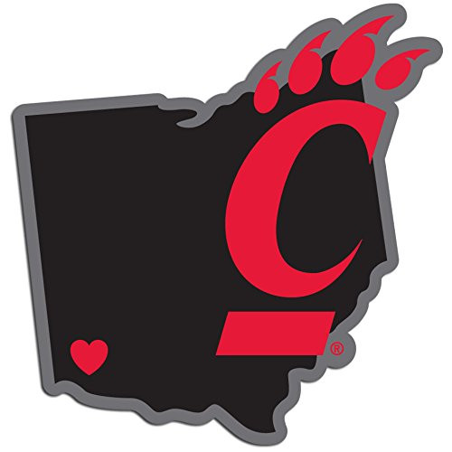 NCAA Siskiyou Sports Fan Shop Cincinnati Bearcats Home State Decal One Size Team Color