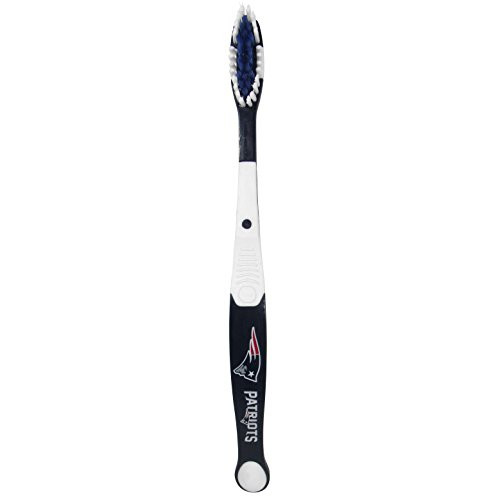 NFL Siskiyou Sports Fan Shop New England Patriots MVP Toothbrush One Size Team Color NFL Siskiyou Sports Fan Shop New England Patriots MVP Toothbrush One Size Team Color