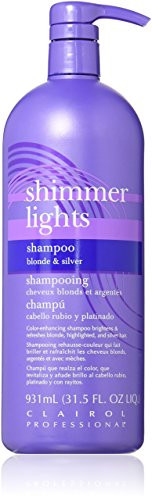 Clairol Shimmer Lights Shampoo for Blonde and Silver Hair, 31.5 Ounce