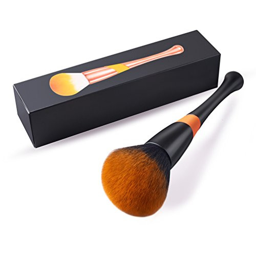 Powder Makeup Brush, FITDON Professional Kabuki Brush for Face Full Coverage Mineral Powder Foundation Blending Blush Buffing Applicator Made with Cruelty Free Synthetic Bristles