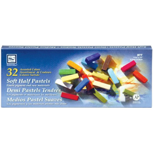 Loew-Cornell Soft Half Pastels, 32-Count