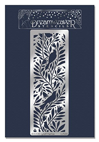 Stampendous Dreamweaver Metal Stencil, Bird Branches