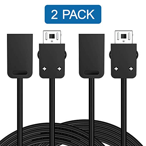 NAHAO NES/SNES Classic Controller Extension Cable 3M/10ft (2-Pack) Wiiu Controller Extender Compitable With Nintendo Super NES Classic Edition (2017) and Mini NES Classic Edition Controller (2016)