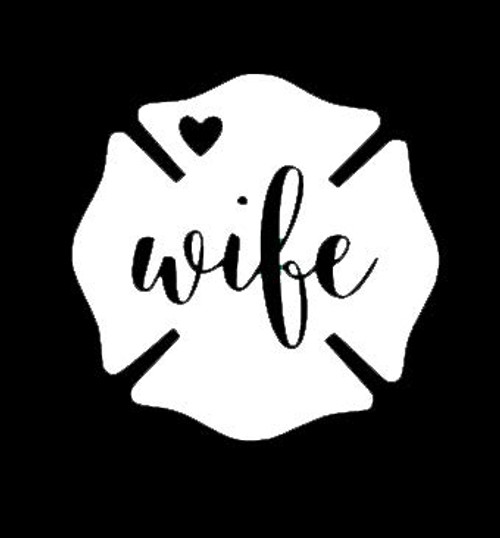 Makarios LLC Wife Firefighter Cars Trucks Vans Walls Laptop MKR| White |5.5 x 5.5|MKR699 Makarios LLC Wife Firefighter Cars Trucks Vans Walls Laptop MKR| White |5.5 x 5.5|MKR699