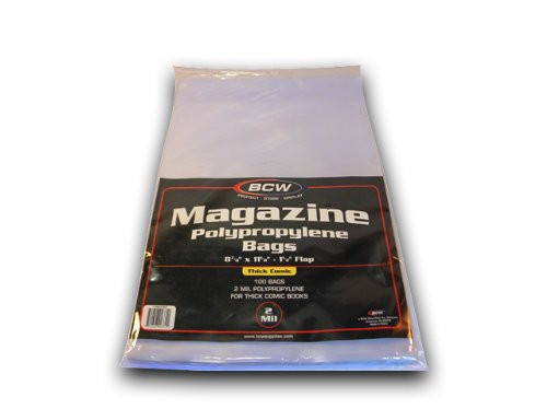 BCW 1-MAG-Thick Magazine Bags - Thick
