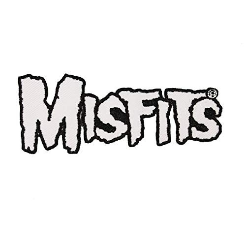 The Misfits Rock Music Band Patch - Bone White Logo - Applique