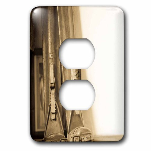 3dRose lsp_206459_6 New Mexico, USA Taos Ski Valley Hotel Saint Bernard 2 Plug Outlet Cover