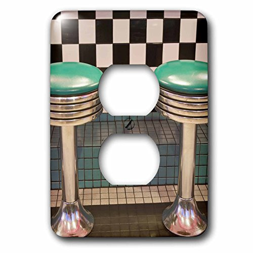 3dRose lsp_92888_6 New Mexico, Albuquerque, 66 Diner, Route 66 US32 MDE0054 Michael Defreitas 2 Plug Outlet Cover 3dRose lsp_92888_6 New Mexico, Albuquerque, 66 Diner, Route 66 US32 MDE0054 Michael Defreitas 2 Plug Outlet Cover