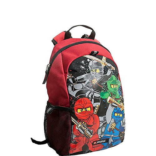 LEGO Kids' Ninjago Team Heritage Basic Backpack, Red, One Size LEGO Kids' Ninjago Team Heritage Basic Backpack, Red, One Size