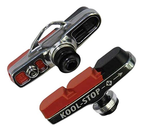 Kool Stop KS-SRH Campy Super Record Holder with Dual Compound Pad, Silver
