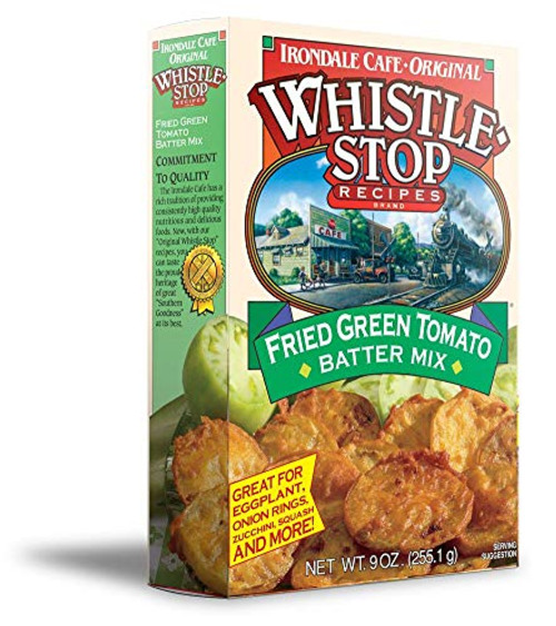 Original WhistleStop Cafe Recipes | Fried Green Tomato Batter Mix | 9-oz | 1 Box Original WhistleStop Cafe Recipes | Fried Green Tomato Batter Mix | 9-oz | 1 Box