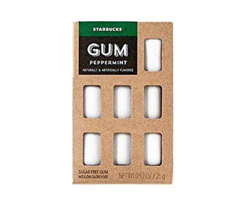 STARBUCKS Gum Peppermint Sugar Free 0.92 oz (6 pack)