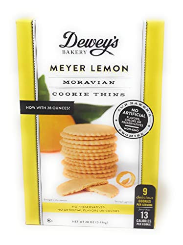 Deweys Bakery Meyer Lemon Moravian Cookie Thins 28 oz.