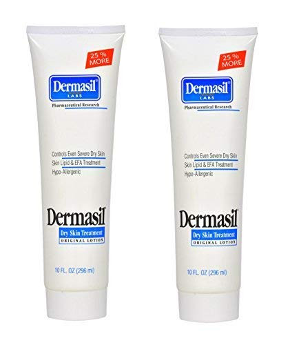 Dermasil Original Dry Skin Lotion Treatment (TWO 10oz Bottles )