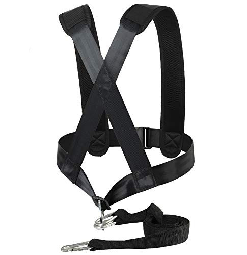 Aedericoe Sled Harness Tire Pulling Harness Resistance Speed Training Trainer with Pull Strap