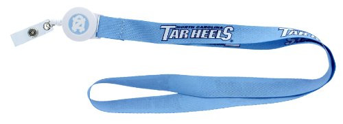 aminco NCAA North Carolina Tar Heels Badge Reel Lanyard aminco NCAA North Carolina Tar Heels Badge Reel Lanyard