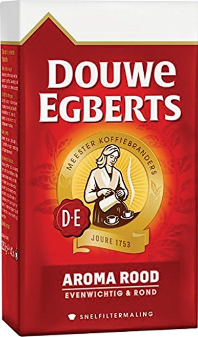 Douwe Egberts Aroma Rood Ground Coffee, 8.8-Ounce Package