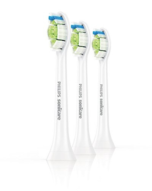 Genuine Philips Sonicare DiamondClean replacement toothbrush heads, HX6063/64, White 3-pk Genuine Philips Sonicare DiamondClean replacement toothbrush heads, HX6063/64, White 3-pk