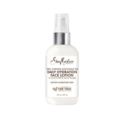 Sheamoisture Daily Hydration Face Lotion for All Skin Types 100% Virgin Coconut Oil for Daily Hydration 3 oz Sheamoisture Daily Hydration Face Lotion for All Skin Types 100% Virgin Coconut Oil for Daily Hydration 3 oz