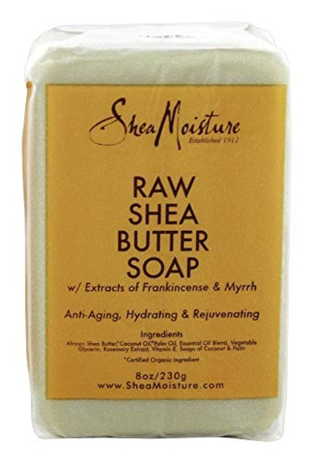 Shea Moisture Raw Butter Bar Soap, 8 Ounce, Pack of 2 Shea Moisture Raw Butter Bar Soap, 8 Ounce, Pack of 2