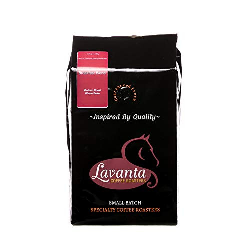 Lavanta Coffee Roasters Breakfast Blend Roast Whole Bean Coffee, Medium