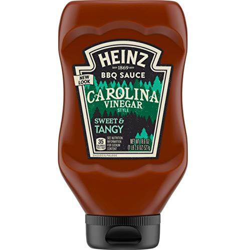 Heinz Carolina Vinegar Style Tangy BBQ Sauce (18.6 oz Bottles, Pack of 6)