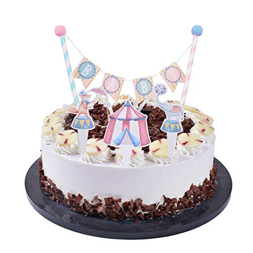 PAPER JAZZ CIRCUS theme party cake topper cake stand for birthday baby shower party decoration cake decoration (cake topper)